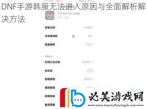 dnf手游韩服无法进入原因与全面解析解决方法